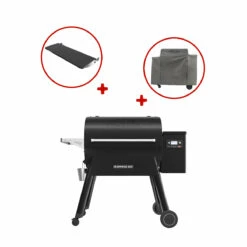 Traeger Pelletgrill Ironwood 885, Schwarz Inkl. Abdeckhaube Und Frontablage -Santos Grills Verkaufsladen 06ce5caf43e58b571e89ae9683ff4b9e