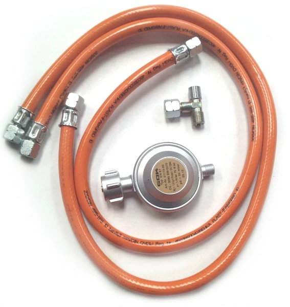 Gasanschlußset Druckminderer 50 Mbar 1,5kg/h 3 Gasanschlußset Druckminderer 50 Mbar 1,5kg/h