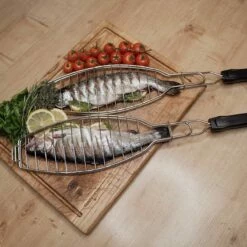 SANTOS Fischbräter Edelstahl 61,5 Cm - 4er-Set -Santos Grills Verkaufsladen 2f0e59de3680bc1b47ba25cc5f7ff68c