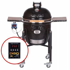 Monolith Classic BBQ Guru Pro 2.0 Inkl. Gestell & Seitentische, Schwarz + DigiQ DX3 -Santos Grills Verkaufsladen 36f56dbaba2b4b96a9ada72c0b53a269
