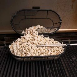 SANTOS S-418 Black Drehspieß Edition, Edelstahlroste, Inkl. Seiten- & Heckbrenner -Santos Grills Verkaufsladen 4215e3e64a633aa6fd7f012184cfb292