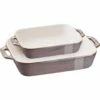 STAUB Ofenformenset, 2-tlg, Rechteckig, Antik-Grau -Santos Grills Verkaufsladen 4e8a011b61efa0bedc46fa423f954ce3