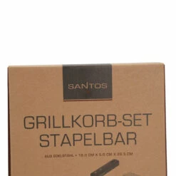 SANTOS Grillkorb-Set Edelstahl, Stapelbar -Santos Grills Verkaufsladen 58c70d91a67a10784d346dacf1c6f11b