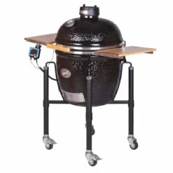 Monolith Classic BBQ Guru Pro 2.0 Inkl. Gestell & Seitentische, Schwarz + DigiQ DX3 -Santos Grills Verkaufsladen 7ad33fe82fffe4361647e59bc0c9205f