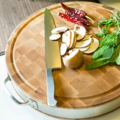 Boos Blocks Hackblock Mit Edelstahlring Stirnholz Classic, Ahorn Ø 38 Cm -Santos Grills Verkaufsladen 7b22a681938b88408c941412aae4a330