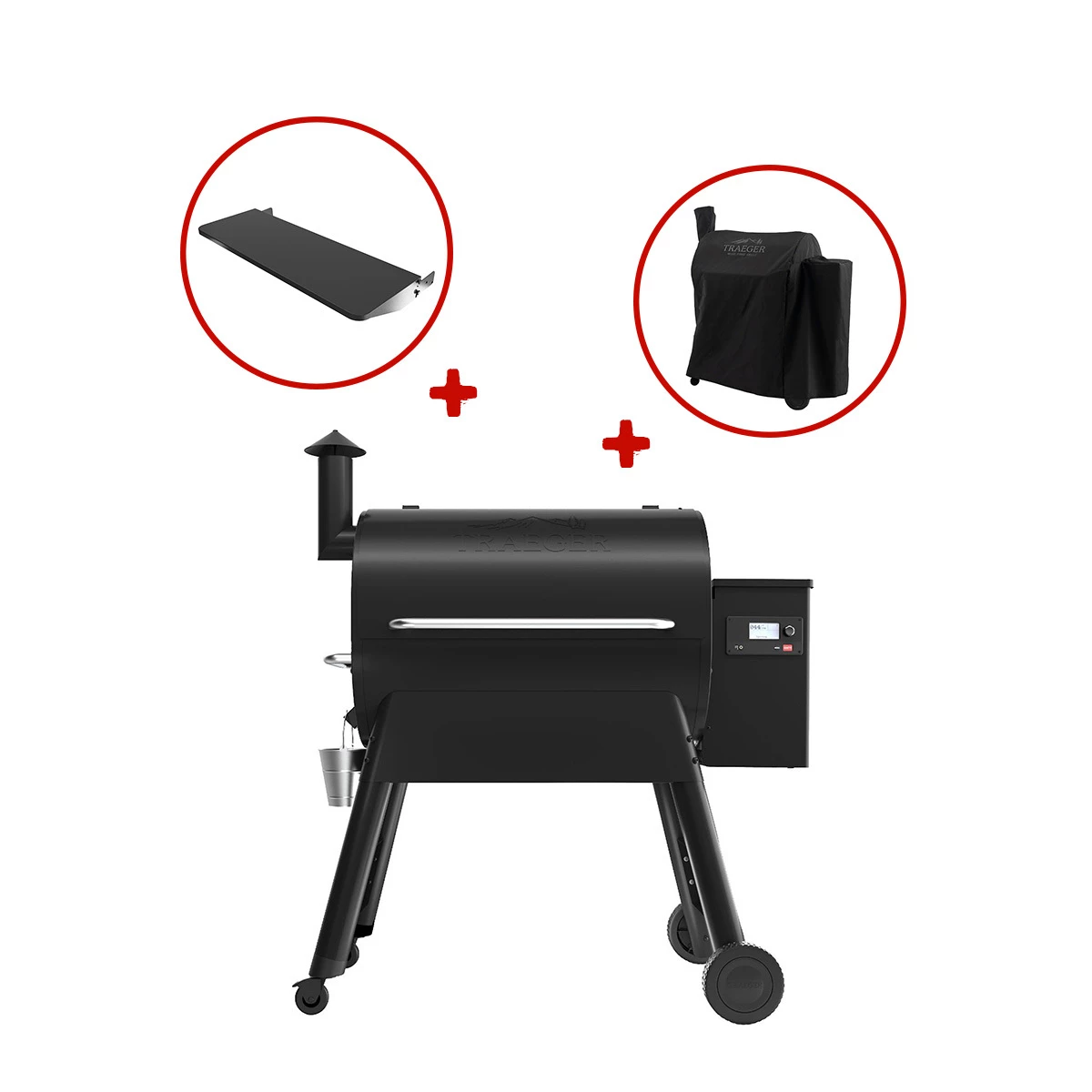 Traeger Pelletgrill PRO D2 780, Schwarz Inkl. Abdeckhaube Und Frontablage 9 Traeger Pelletgrill PRO D2 780, Schwarz Inkl. Abdeckhaube Und Frontablage – Bild 7