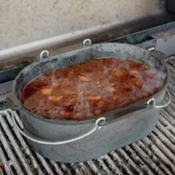 SANTOS Kastenform Oval Mit Deckel, Gusseisen, 42 X 31 Cm -Santos Grills Verkaufsladen a94c9845f09bae598e98ab26e127f359