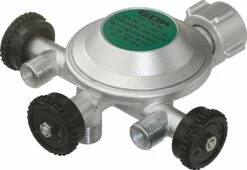 GOK Gasregler 1kg/h 50mbar PS16bar KLF X 2-abg. G1/4LH-KN