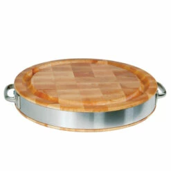 Boos Blocks Hackblock Mit Edelstahlring Stirnholz Classic, Ahorn Ø 38 Cm -Santos Grills Verkaufsladen boos blocks hackblock mit edelstahlring stirnholz classic ccb15fr st ahorn 38 cm 5777a65cf1ccb20d471f6a99160b9190