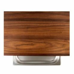 Cleenbo Schneidebrett Nussbaum Cube Mit Edelstahlwanne -Santos Grills Verkaufsladen cleenbo cube walnut c667badebab68005c8f809547d99fba9