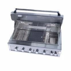 SANTOS Free P-610 Einbaugrill, Edelstahl, Inkl. Gussplatte Und Drehspieß -Santos Grills Verkaufsladen e34adeb13e34aadc6285f362330384a3