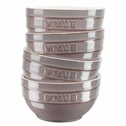 STAUB Schüsselset, 4-tlg, Antik-Grau, 400ml