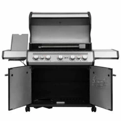 SANTOS S-518 Mit Seiten- Und Heckbrenner, Schwarz, Inkl. Drehspieß, Rostheber & Silikonablage & Graviertes ZWILLING Pro Messer -Santos Grills Verkaufsladen e70e35694f5e40ae83c4650efcb9c9bd