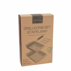 SANTOS Grillkorb-Set Edelstahl, Stapelbar -Santos Grills Verkaufsladen e8f7ac06f8788e3deb8ed8bcf5f332f8