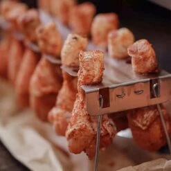 SANTOS Hähnchenschenkel Halter, Chicken Wings Rack, Edelstahl -Santos Grills Verkaufsladen ee2d3cf24e709a3cf37e26d36b8d19c4