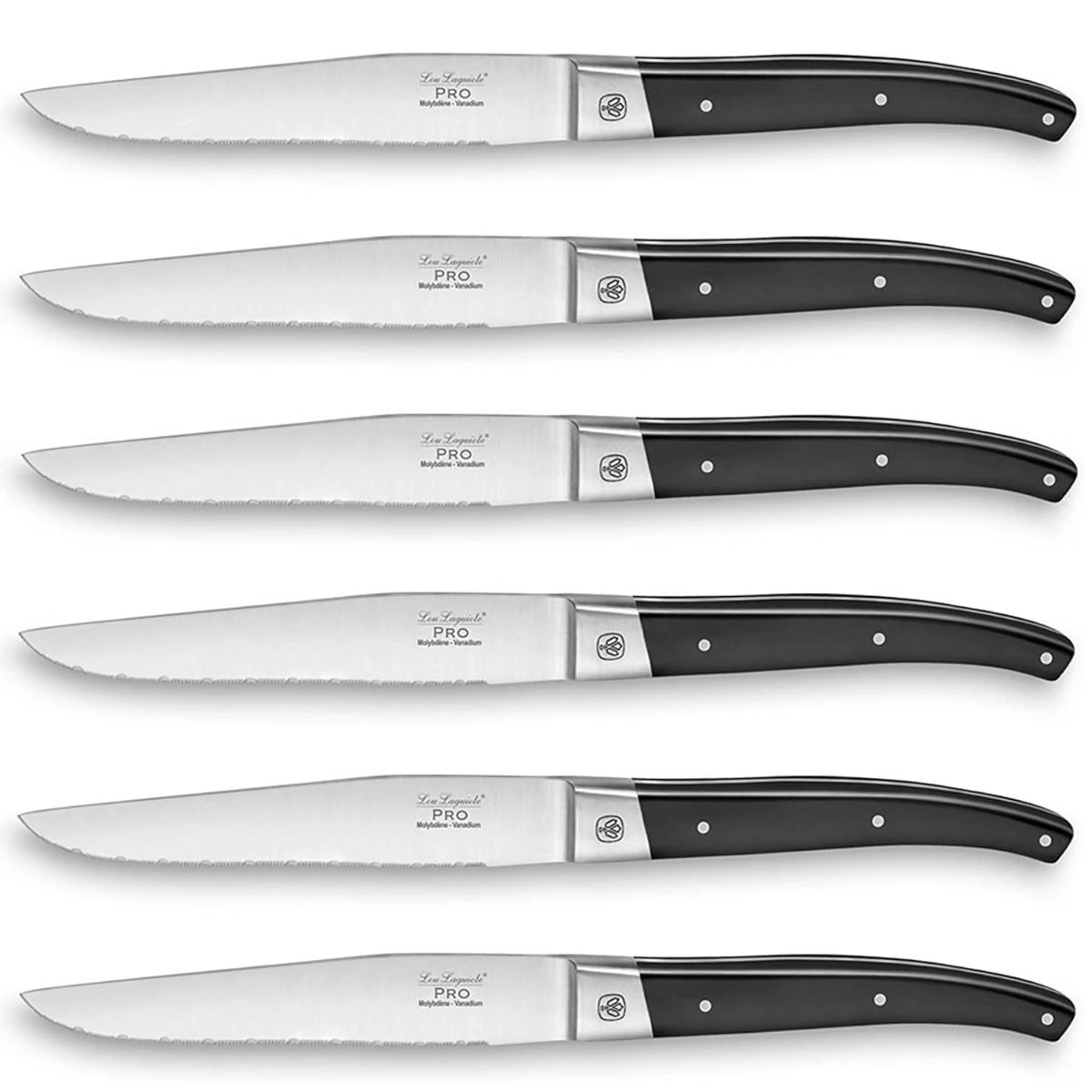 Lou Laguiole Steakmesser Serie Pro In Magnetbox 6 Stück 5 Lou Laguiole Steakmesser Serie Pro In Magnetbox 6 Stück – Bild 3