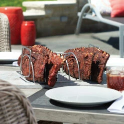 Napoleon 3-in-1 Edelstahl Braten- & Spareribhalter, 20 X 13 Cm -Santos Grills Verkaufsladen napoleon edelstahl ribhalter e01dd58ec729abbb3026c68c2b593581