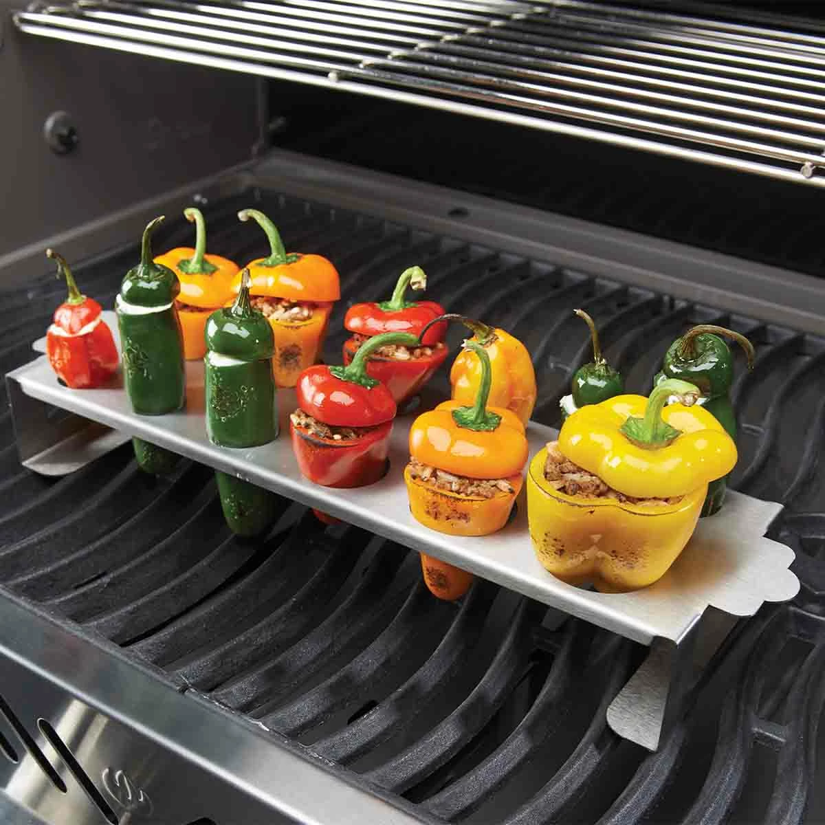 Napoleon Edelstahlgrillrost Für Paprika, 33 x 10 5 Napoleon Edelstahlgrillrost Für Paprika, 33 x 10 – Bild 3