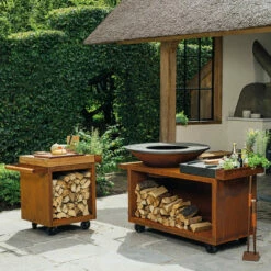 OFYR Feuerplatte Island Corten 100 PRO Keramik Dunkelgrau -Santos Grills Verkaufsladen ofyr feuerschale island corten 100 pro keramik dunkelgrau 3e52cb88967cb1e0c67245f8fd1e9678