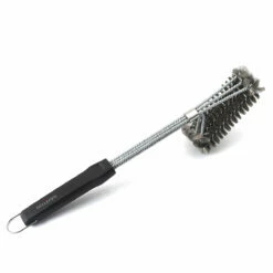 SANTOS 3-Kopf Grillbürste Edelstahl 45 Cm