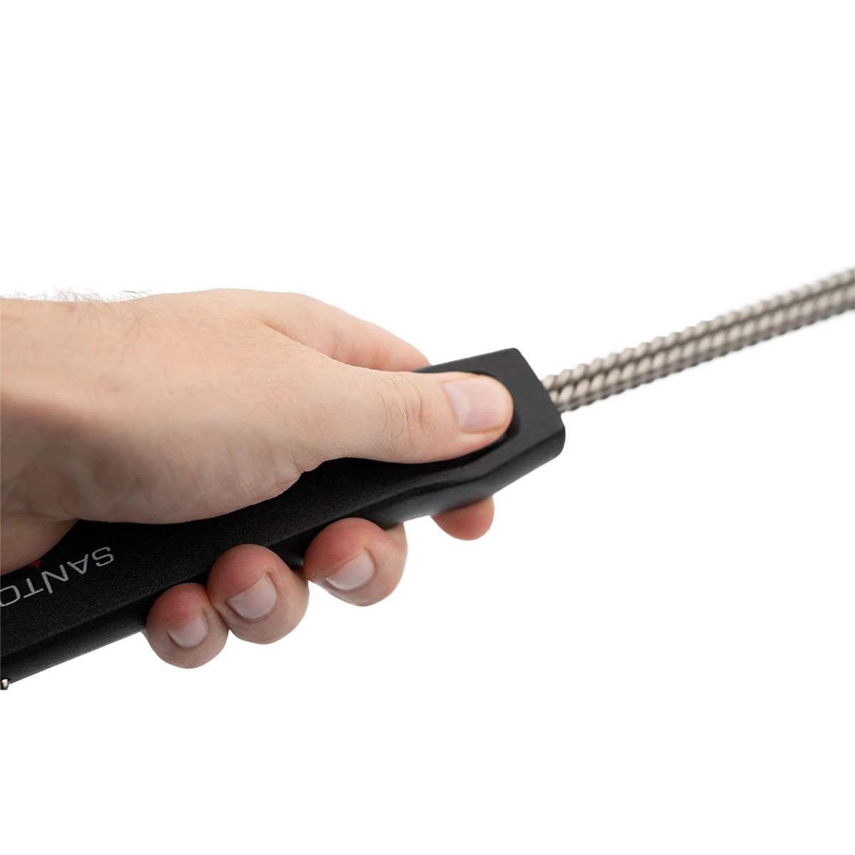 SANTOS 3-Kopf Grillbürste Edelstahl 45 Cm 6 SANTOS 3-Kopf Grillbürste Edelstahl 45 Cm – Bild 4