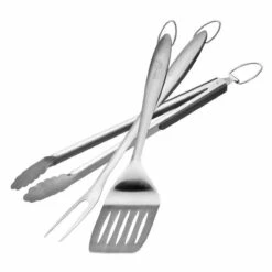 SANTOS 3-teiliges Grillbesteck, Edelstahl -Santos Grills Verkaufsladen santos 3 teiliges set grillbesteck wender fleischgabel grillzange edelstahl c74af35d6d7f420b37c4dd68a28144f9