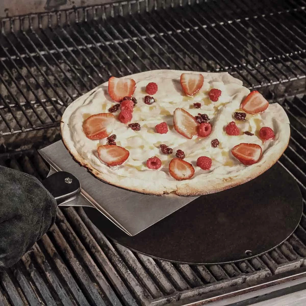 SANTOS Runde Backplatte Aus Carbonstahl Für Pizza & Co. ø 36,5 Cm 5 SANTOS Runde Backplatte Aus Carbonstahl Für Pizza & Co. ø 36,5 Cm – Bild 3