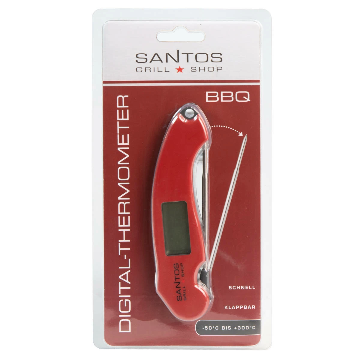SANTOS BBQ Thermometer Klappbar, Digital-Grillthermometer 6 SANTOS BBQ Thermometer Klappbar, Digital-Grillthermometer – Bild 4