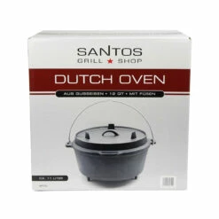 SANTOS Dutch Oven 12qt Mit Füßen -Santos Grills Verkaufsladen santos dutch oven 12qt mit fue en 47a606cf563b7c9409f7e434a37f57eb