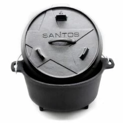SANTOS Dutch Oven 3,7 Liter (4,5 Qt) Mit Füßen -Santos Grills Verkaufsladen santos dutch oven ca 4 liter 4 5 qt mit fue en eb09572726f86cb2c620d1d2fee53be1