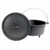 SANTOS Dutch Oven Feuertopf Schmortopf Camp Oven Ca. 8 Liter / 9 Qt Mit Füßen -Santos Grills Verkaufsladen santos dutch oven feuertopf schmortopf camp oven ca 8 liter 9 qt mit fue en cd66dd04cfc400ae183886417910af49