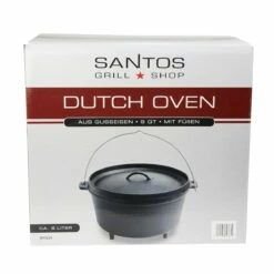 SANTOS Dutch Oven Feuertopf Schmortopf Camp Oven Ca. 8 Liter / 9 Qt Mit Füßen 11 SANTOS Dutch Oven Feuertopf Schmortopf Camp Oven Ca. 8 Liter / 9 Qt Mit Füßen -Santos Grills Verkaufsladen santos dutch oven feuertopf schmortopf camp oven ca 8 liter 9 qt mit fue en e1aeeac66d3e3ea60ce90ca52982876d