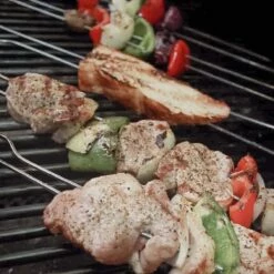 SANTOS Edelstahl Doppelspieße 8 Stück -Santos Grills Verkaufsladen santos edelstahl doppelspie e 8 stueck 45a9643cc16a87efd5bf82fb2859cb11