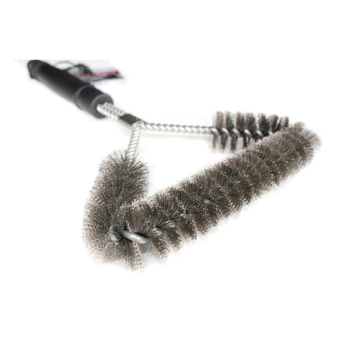 SANTOS Grillbürste, Dreieckig, Edelstahl 30 Cm 4 SANTOS Grillbürste, Dreieckig, Edelstahl 30 Cm – Bild 2