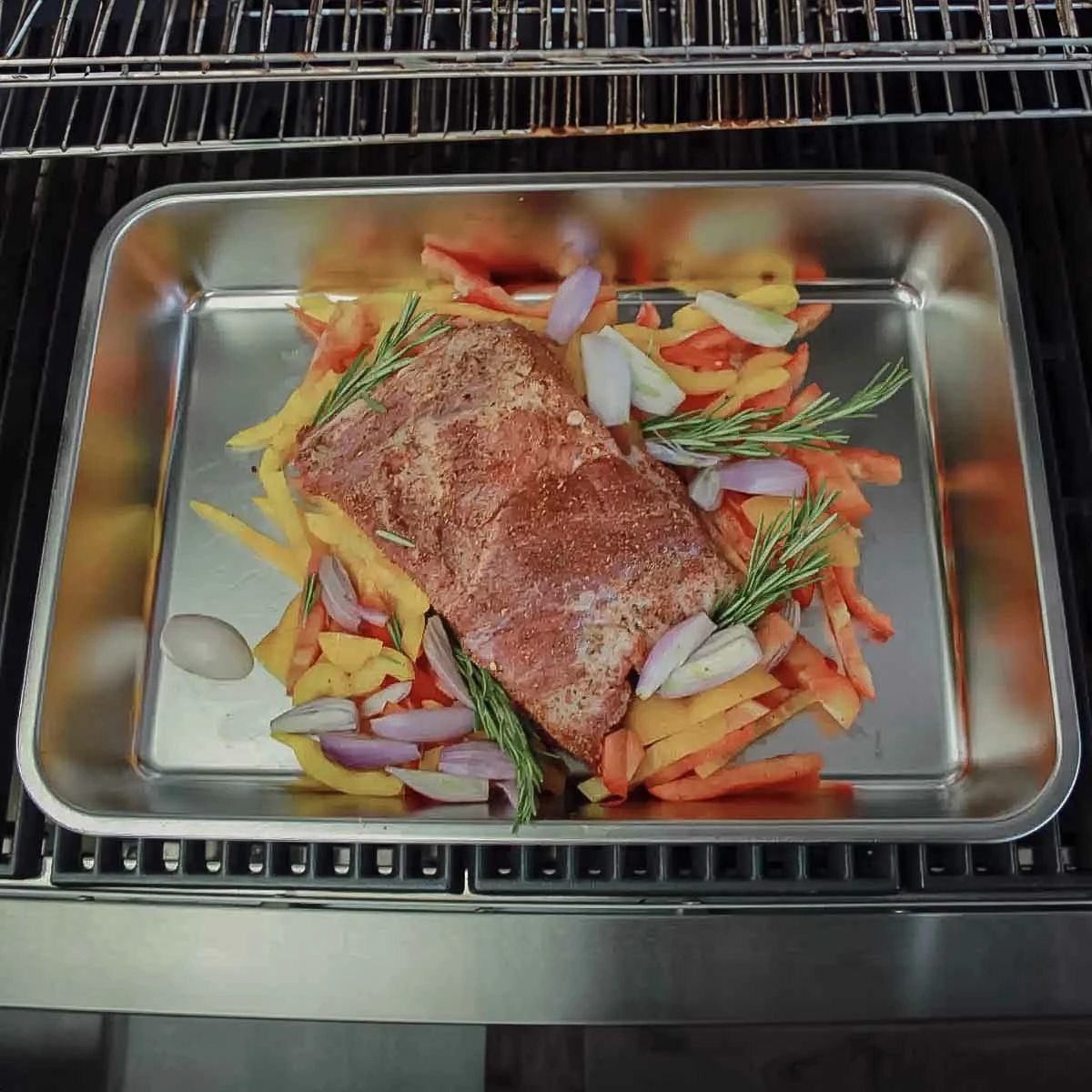 SANTOS Edelstahl Grillschale & Auffangschale, Groß 6 SANTOS Edelstahl Grillschale & Auffangschale, Groß – Bild 4