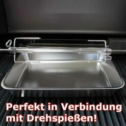 SANTOS Edelstahl Grillschale & Auffangschale, Groß 11 SANTOS Edelstahl Grillschale & Auffangschale, Groß -Santos Grills Verkaufsladen santos edelstahl grillschale auffangschale gro 821b73399379f2819ec12fdf44f56b56