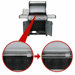 SANTOS S-401 Mit Seitenkocher, Schwarz, Inkl. Rostheber -Santos Grills Verkaufsladen santos gasgrill s 401 mit seitenkocher schwarz 6783afb2f887748d76d67c8de0025a20