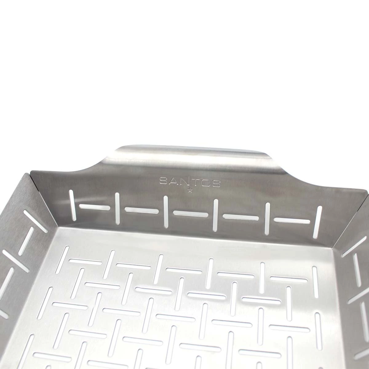 SANTOS Gemüsekorb L / Grillpfanne Edelstahl, 35 X 24,2 cm 4 SANTOS Gemüsekorb L / Grillpfanne Edelstahl, 35 X 24,2 cm – Bild 2