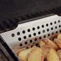 SANTOS Gemüsekorb XS / Grillwok Edelstahl, 21,5 X 21,5 cm -Santos Grills Verkaufsladen santos gemuesekorb xs grillwok edelstahl 21 5 x 21 5 cm fa1abfc5e94187db5586fdde39407420