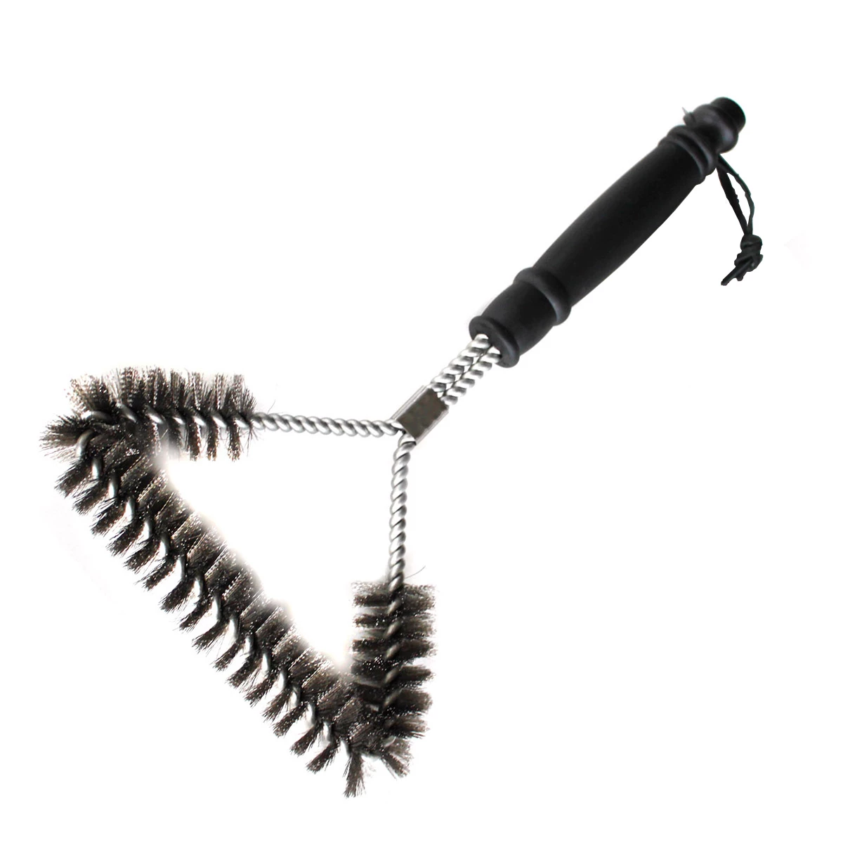 SANTOS Grillbürste, Dreieckig, Edelstahl 30 Cm 6 SANTOS Grillbürste, Dreieckig, Edelstahl 30 Cm – Bild 4