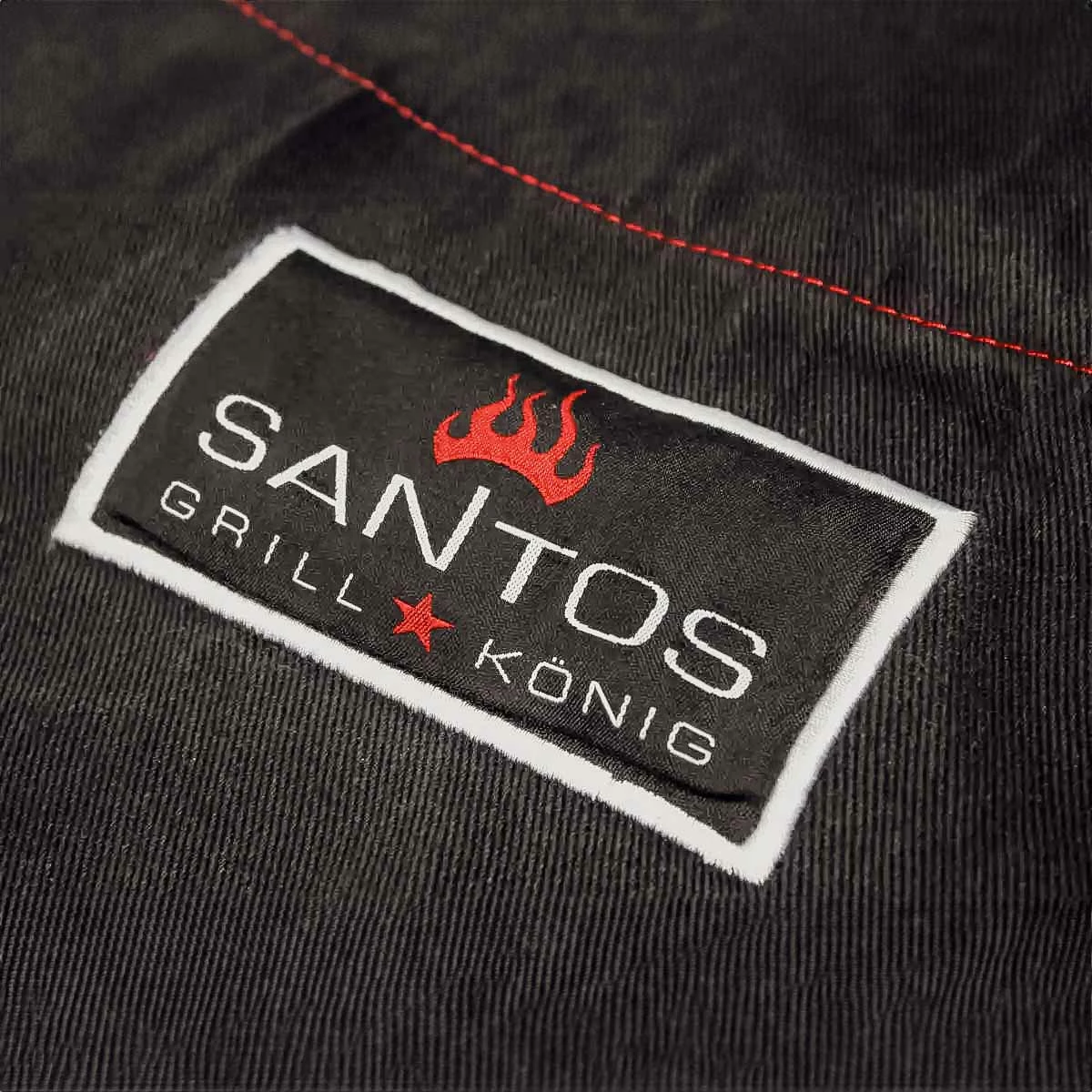 SANTOS Grillschürze „Grillkönig", Baumwolle 4 SANTOS Grillschürze „Grillkönig", Baumwolle – Bild 2
