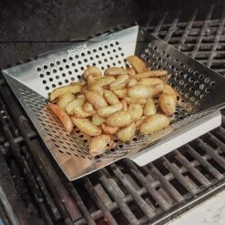 SANTOS Gemüsekorb XL / Grillwok Edelstahl, 30,5 X 30,5 cm -Santos Grills Verkaufsladen santos grillwok edelstahl 30 5 x 30 5 d56e4e672157daae4bc0b84d1593c3d6