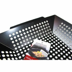 SANTOS Gemüsekorb XL / Grillwok Schwarz, 30,5 X 30,5 cm -Santos Grills Verkaufsladen santos grillwok schwarz 30 5 x 30 5 498f5ae635f32ab145e2b470b23c534f