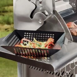 SANTOS Gemüsekorb XL / Grillwok Schwarz, 30,5 X 30,5 cm -Santos Grills Verkaufsladen santos grillwok schwarz 30 5 x 30 5 a1a130fc5c1f9c3d3ef85e9e687bc139