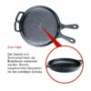 SANTOS Pfannenset 2-teilig Gusseisen, Ø 27 Cm -Santos Grills Verkaufsladen santos guss pfannen set 2 tlg 25fc09ff3e4d34a8b5d0b50fa6db11d8