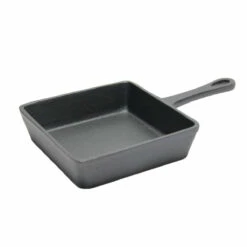 SANTOS Kleine Gusseiserne Grillpfanne, 12,5 X 10,5 Cm