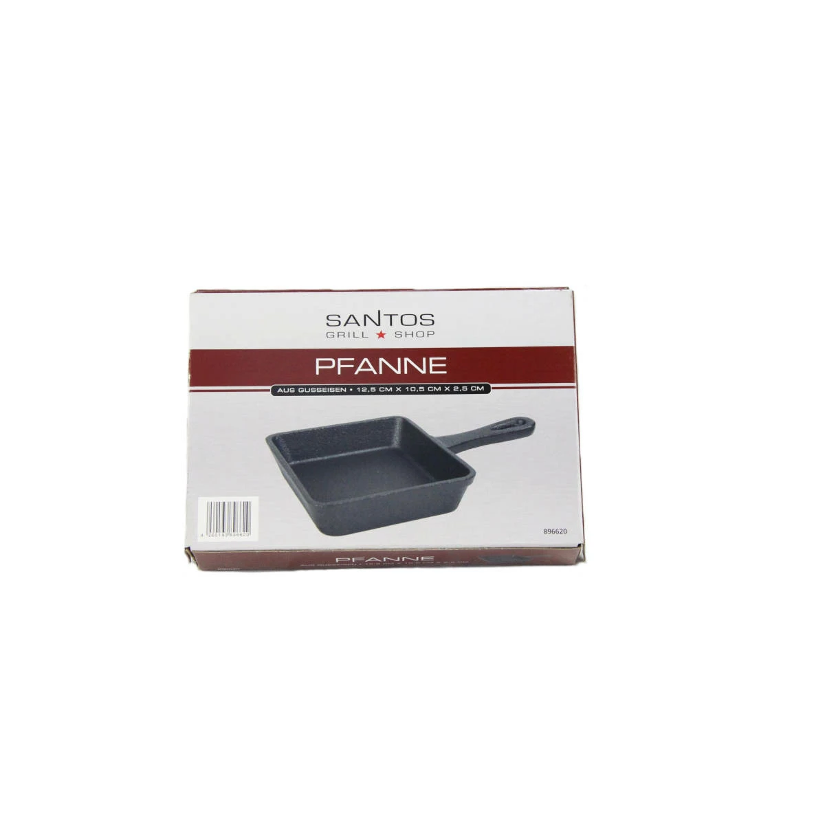 SANTOS Gusseiserne Raclette Grillpfannen 4er Set, 12,5 X 10,5 Cm 4 SANTOS Gusseiserne Raclette Grillpfannen 4er Set, 12,5 X 10,5 Cm – Bild 2