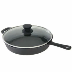 SANTOS Gusseiserne Pfanne Mit Deckel Ø 26 Cm