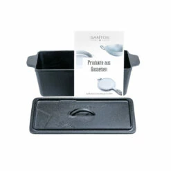 SANTOS Kastenform K4 Mit Deckel, Aus Gusseisen, 34 X 13 Cm -Santos Grills Verkaufsladen santos kastenform k4 mit deckel aus gusseisen 4eb652606d5854bd56cce11b6691ae80