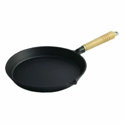 SANTOS Pfanne Gusseisen Mit Holzgriff Ø 25,5 Cm